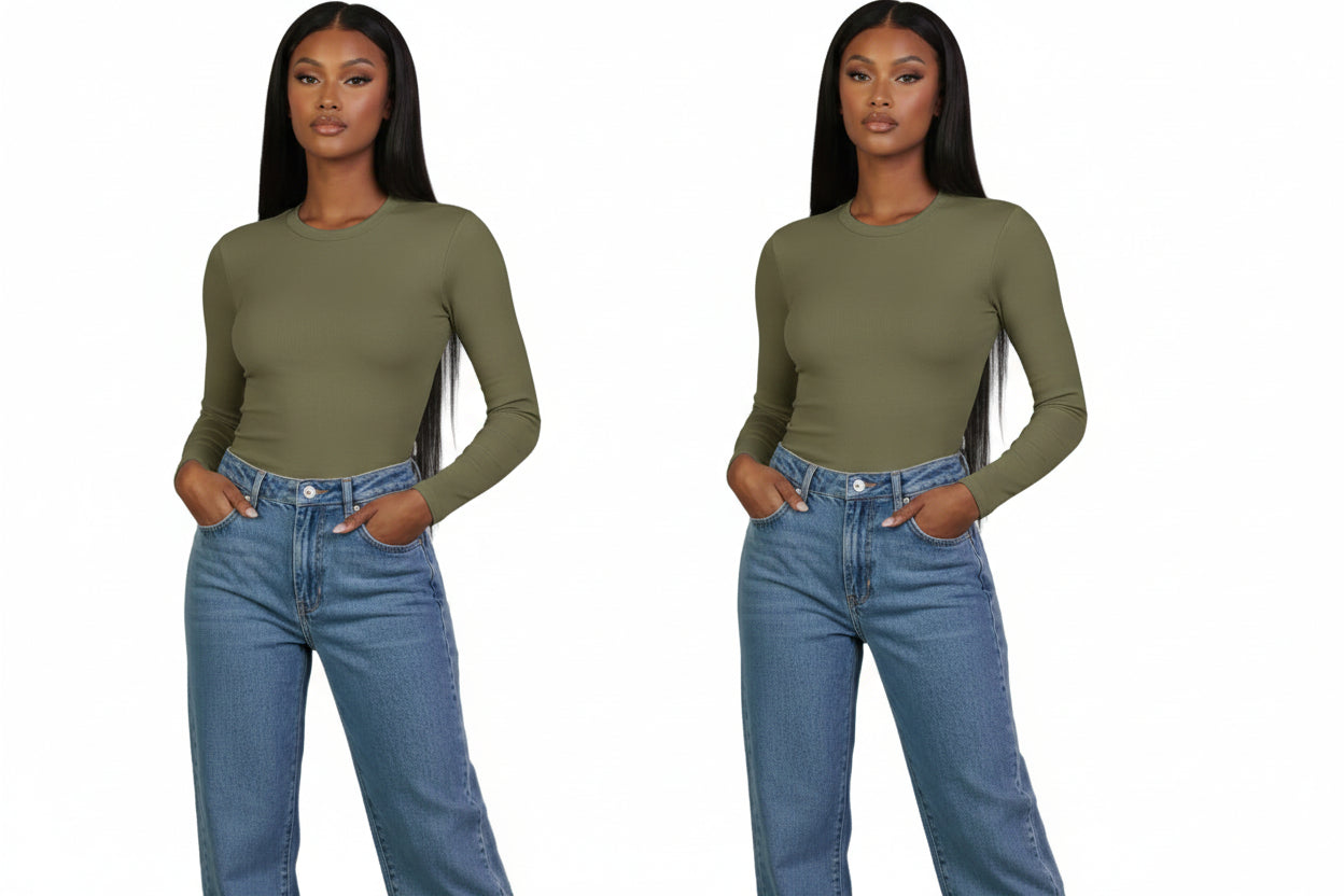 Top designed for effortless layering and everyday