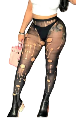 Get fashionable pantyhose designed by a rapper and sexy one size fits all