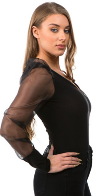 Bodysuit 96% polyester 4% expanded
