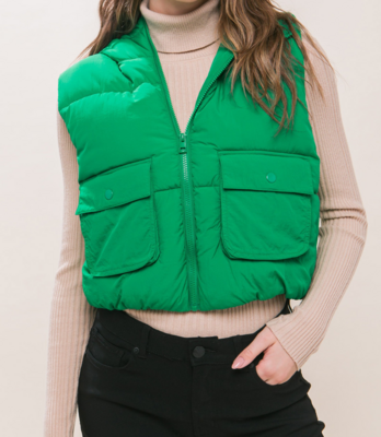 Vest With Front Pocket Detail (Copia)