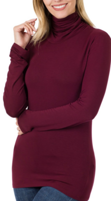 rib turle nect top This toronnet blouse comes in red and black NEW LONG SLEEVE TURTLE NECK RAYON JERSEY SPANDEX TOP 95% RAYON 5% SPANDEX size small mediumlar extralarge