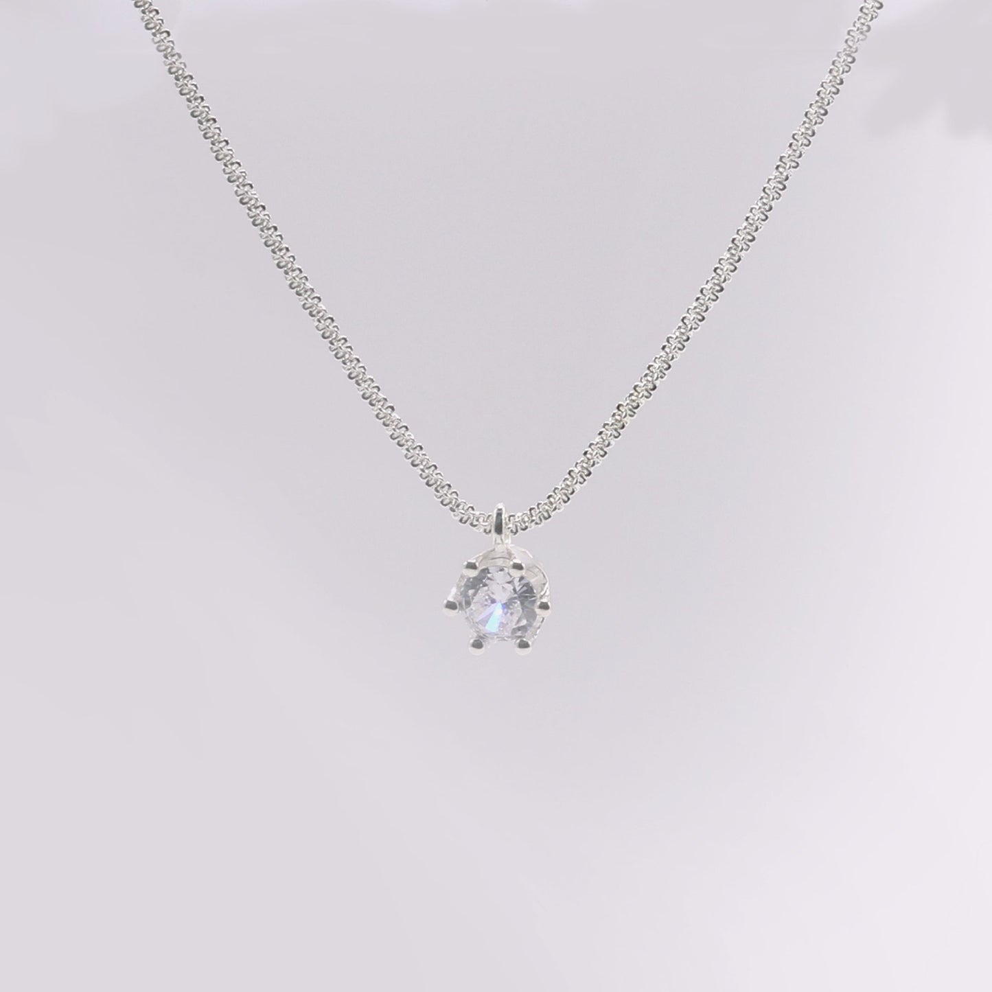 Women’s Brilliant & Charm Crown Charm Necklace, Spring Street Style Fashion Silver Plating Necklace, Trendy Shiny Luxury Clavicle Chain Matching Women Accessories