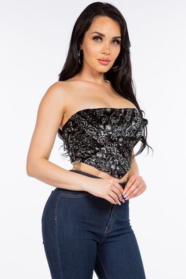 CROP TOP en negro