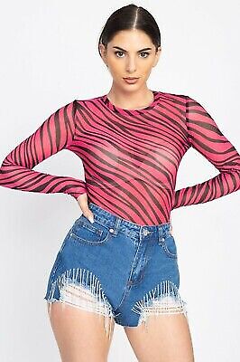 TOPS HOT PINK/ BLACK