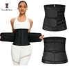 Elastic band for training your waist, back support and perfect exercise in black