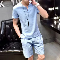 conjunto de dos piesa en negro para hombre