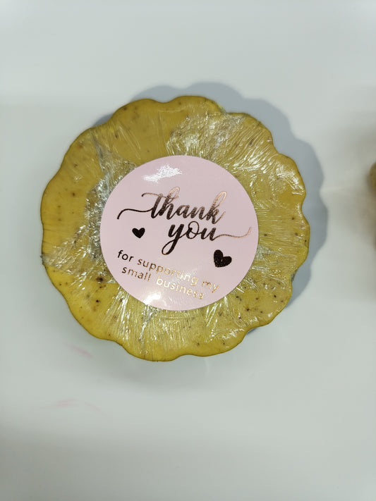 Handmade natural turmeric soap for face blemishes #1