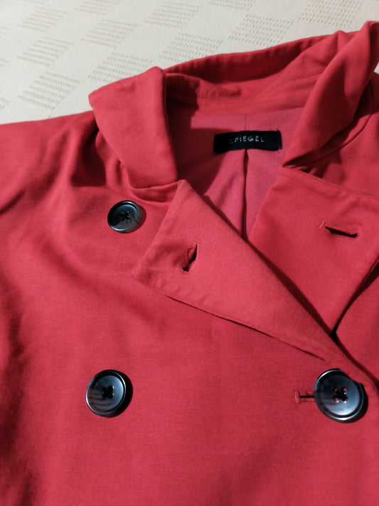 Beautiful red jacket with button design