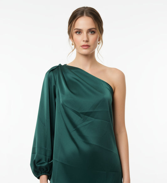 One-shoulder blouse