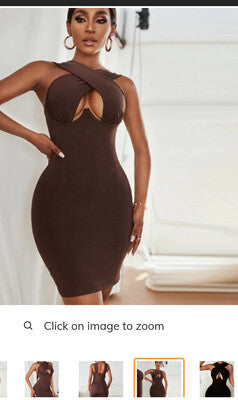 Dress  un brown