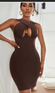 Dress  un brown