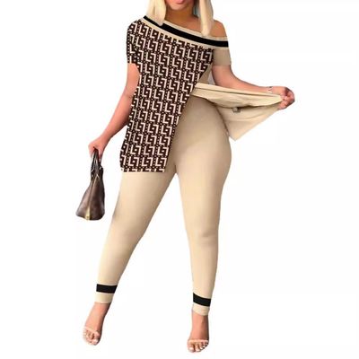 set of two pieces irregular fashion pants suit (Copia) (Copia)
