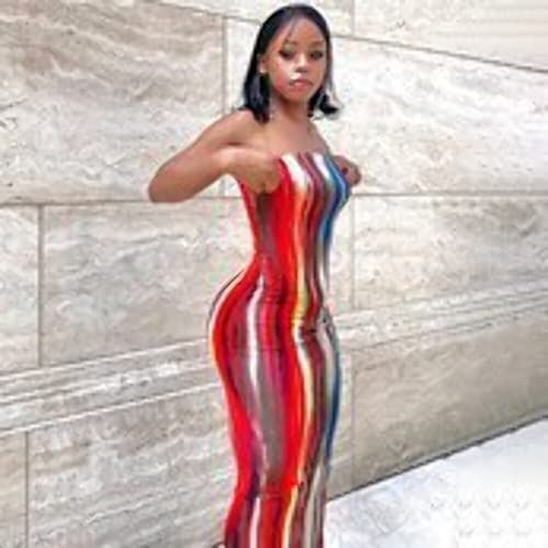 Dress in beautiful dress in colors