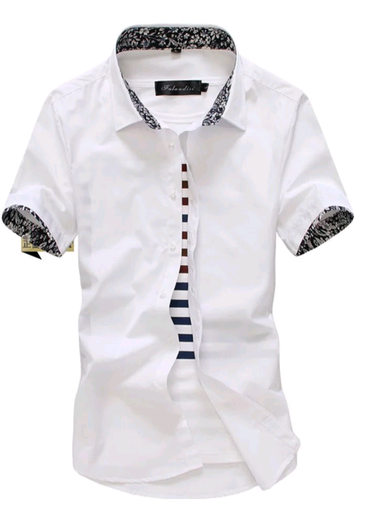 men's casual solid color