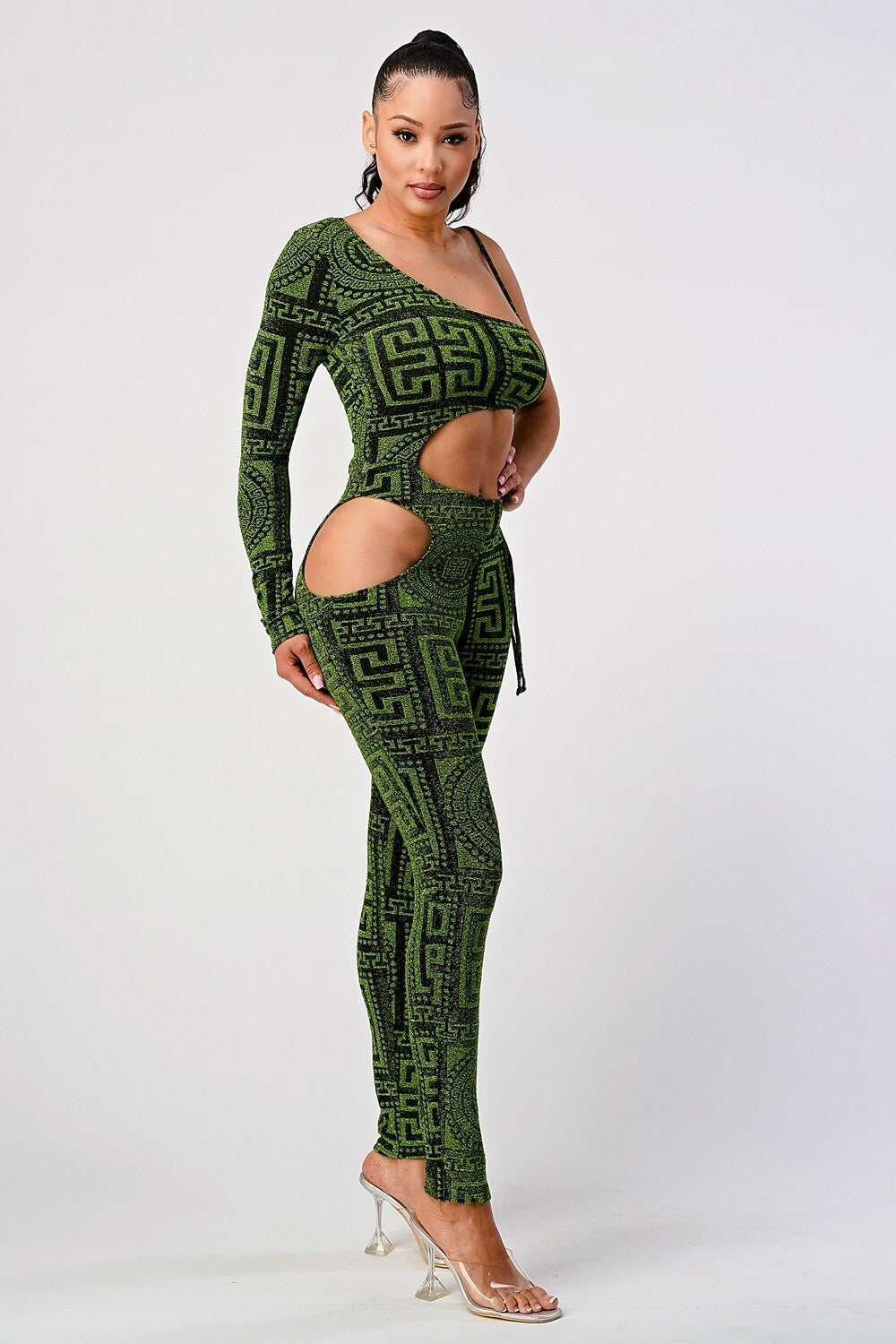 Shoulder out jumpsuit TWO COLORS CHOOSE YOURS