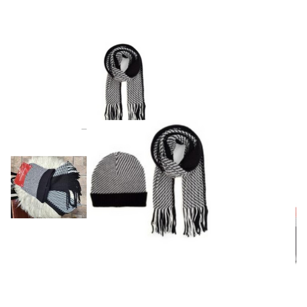 Winter hat and scarf set