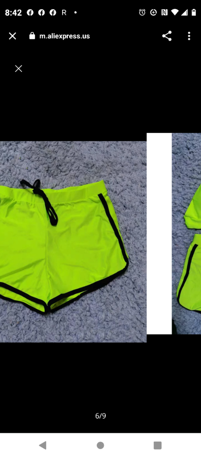 Short pants in varied colors for summer