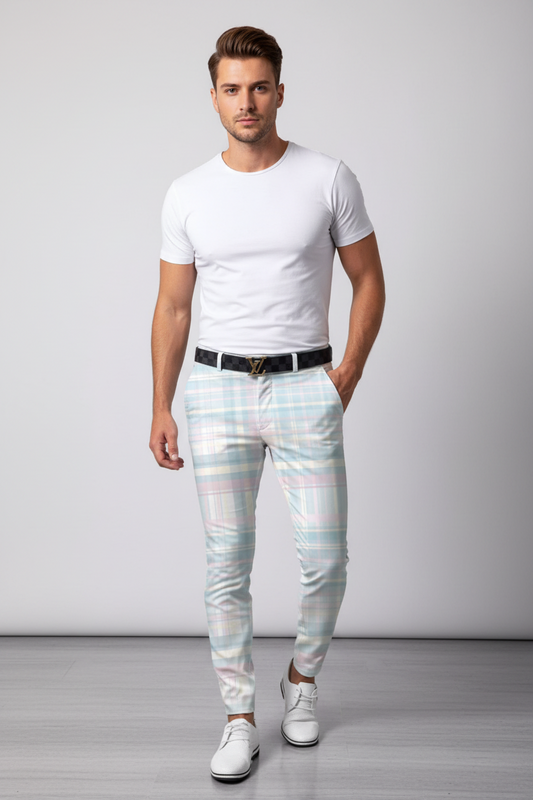 CASUAL PANTS IN SOFT COLORS