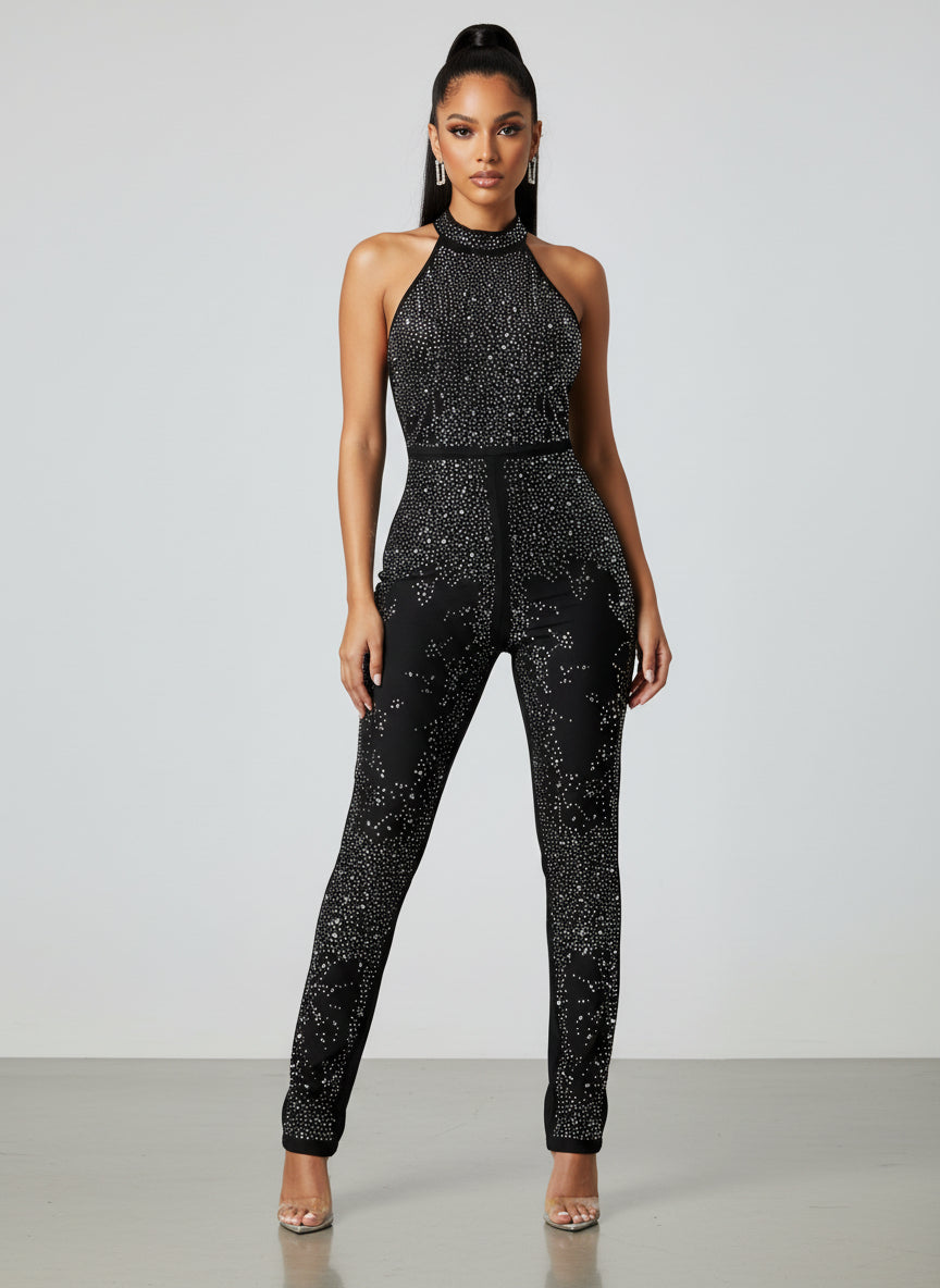 Yonsul black with silver design for parties