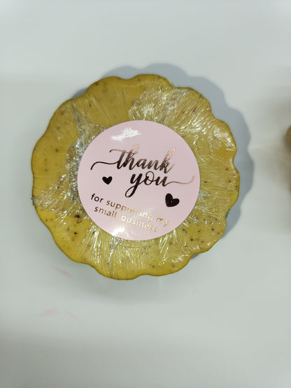 Handmade natural turmeric soap for face blemishes #1