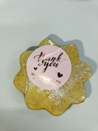 Handmade natural turmeric soap for face blemishes #1