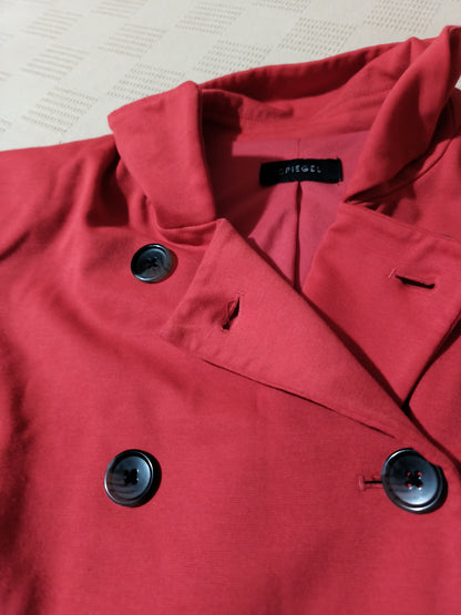 Beautiful red jacket with button design