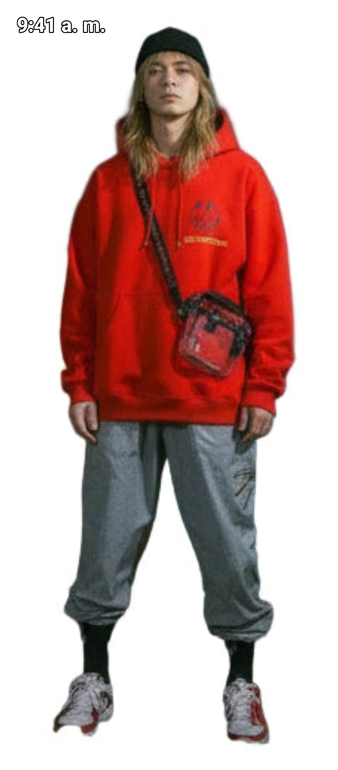 sweater Red and Black long sleeve