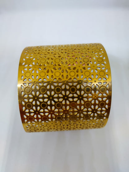 Pulsera en acero inoxidable color dorado