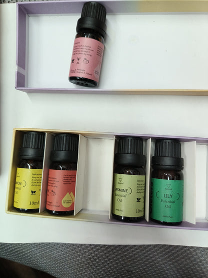 B0DZV3NHZX Essential Oils Set Buy Pure Aroma - Top 6 Aromaterapia Oils Gift Seis Pack, 10ml (Eucalyptus, Lavender, Lemongrass, Sweet Orange, Peppermint, Tea Tree)