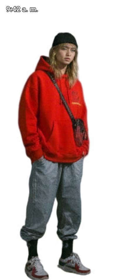 sweater Red and Black long sleeve