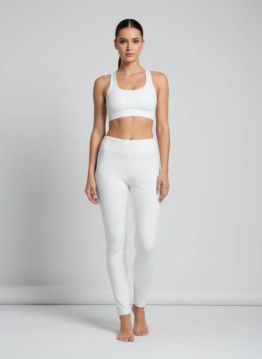 Trousers in off-white color