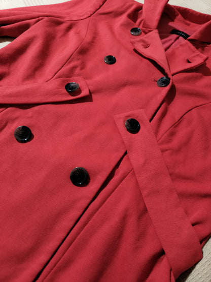 Beautiful red jacket with button design
