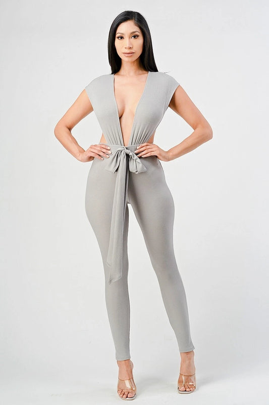 Johnson a single pieza beautiful long sleeve casual in gray