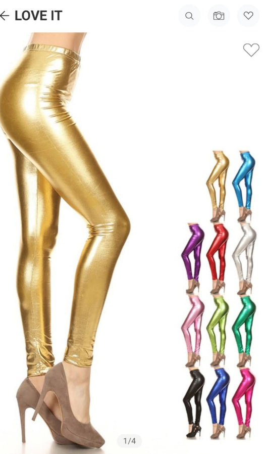 legging Silver and gold legging